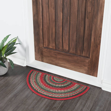 Forrester Indoor/Outdoor Braided Rug Half Circle 16.5
